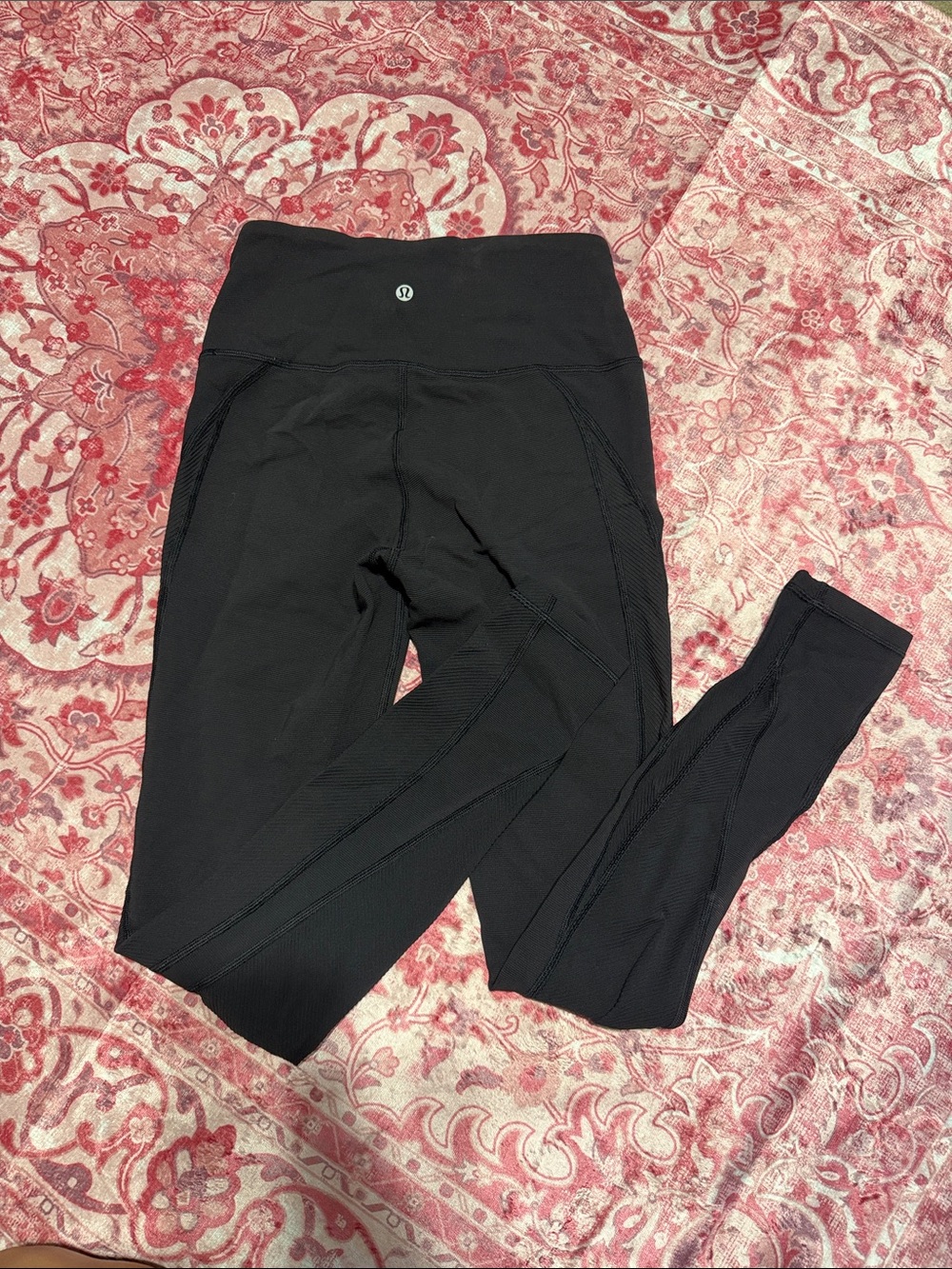 lululemon athletica Black Girls' High-Waist Athletic Leggings